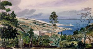Generelt syn på Alger, ca. 1835